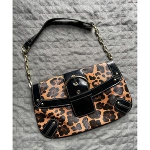 Merona leopard print small purse